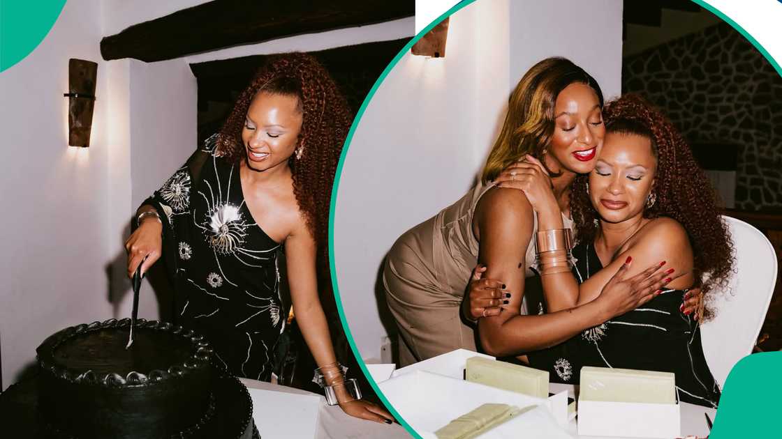 Temi Otedola shares pictures from her birthday celebration as fans share their takes on Femi Otedola's family.