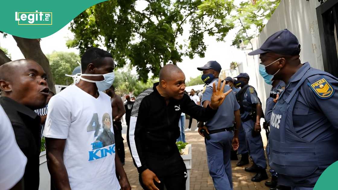 Two Nigerians killed in South Africa by unknown gunmen. Two Nigerians killed in South Africa by unknown gunmen.
