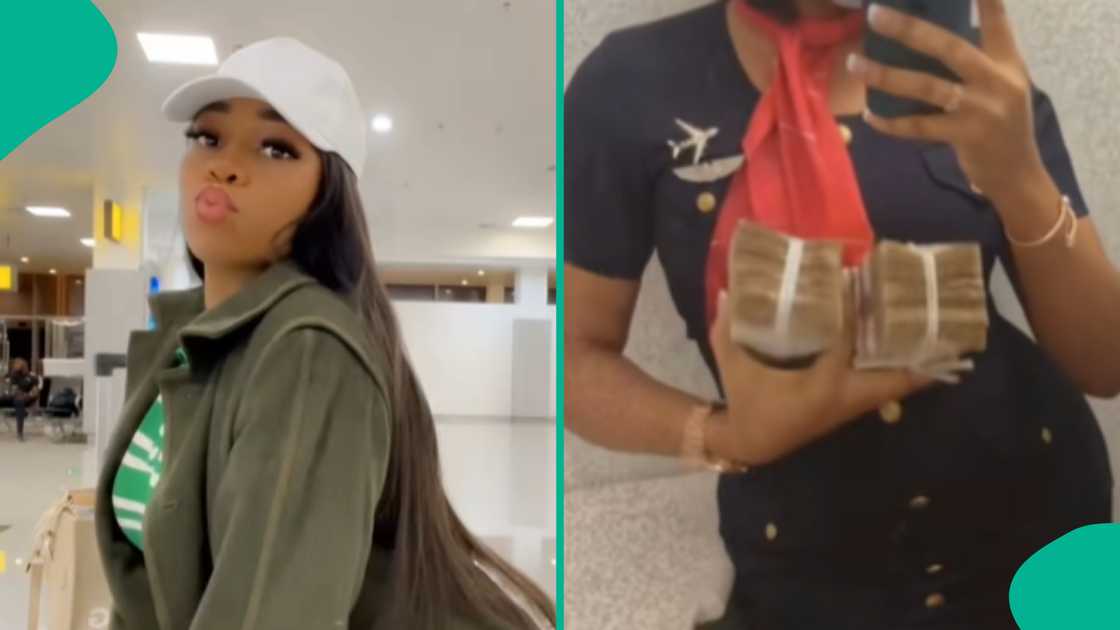 Lady shares what she likes about her job. Lady shares what she likes about her job.