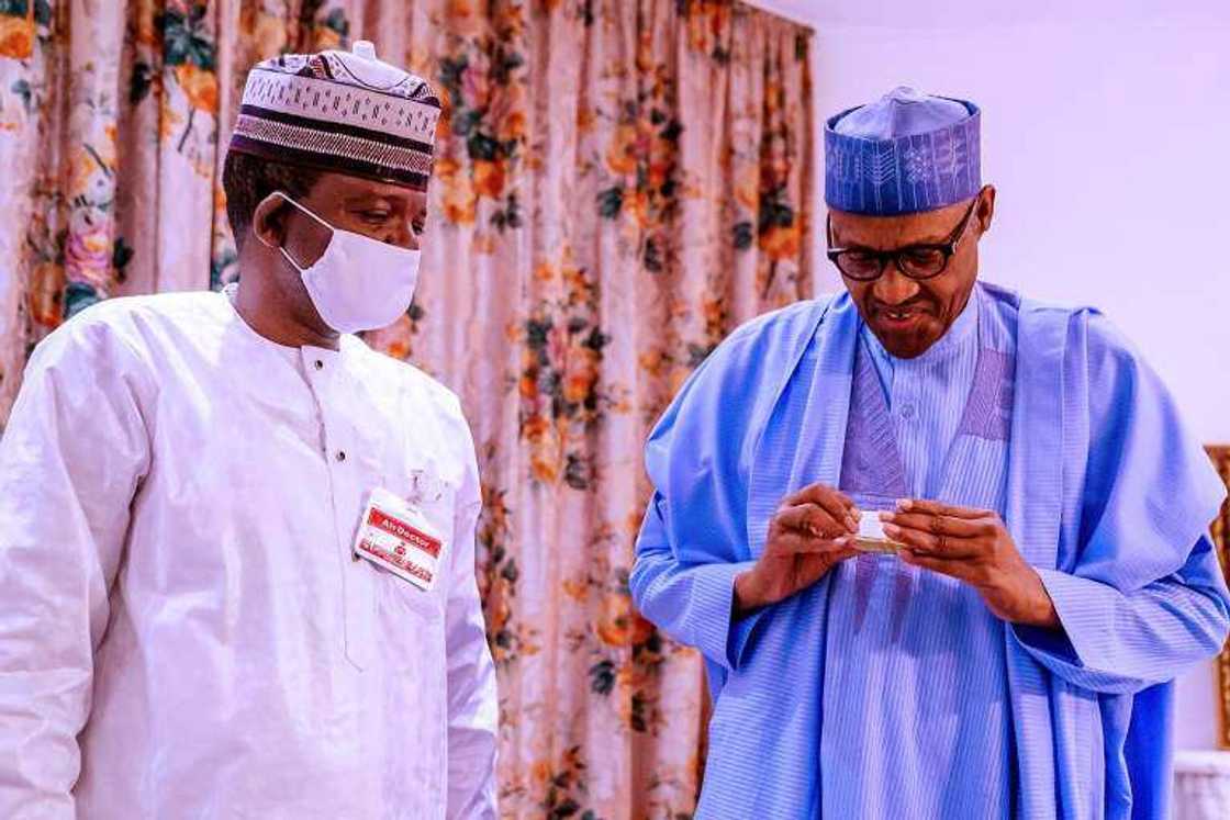 Matawallae ya gana da Buhari, ya fadi yadda arewa ke farfadowa daga rashin tsaro