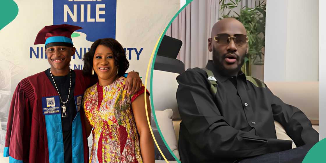 Sunmbo Adeoye celebrates son’s matriculation despite 2Baba’s absence