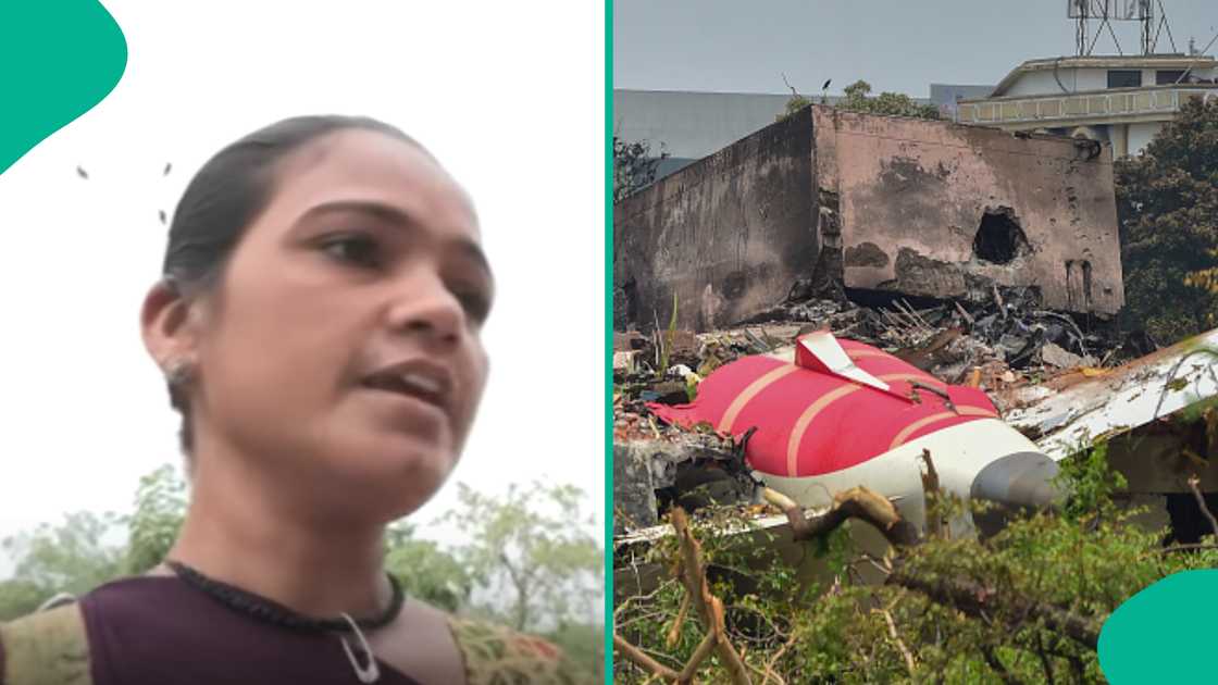 Woman describes what she saw at site of Air India plane crash.