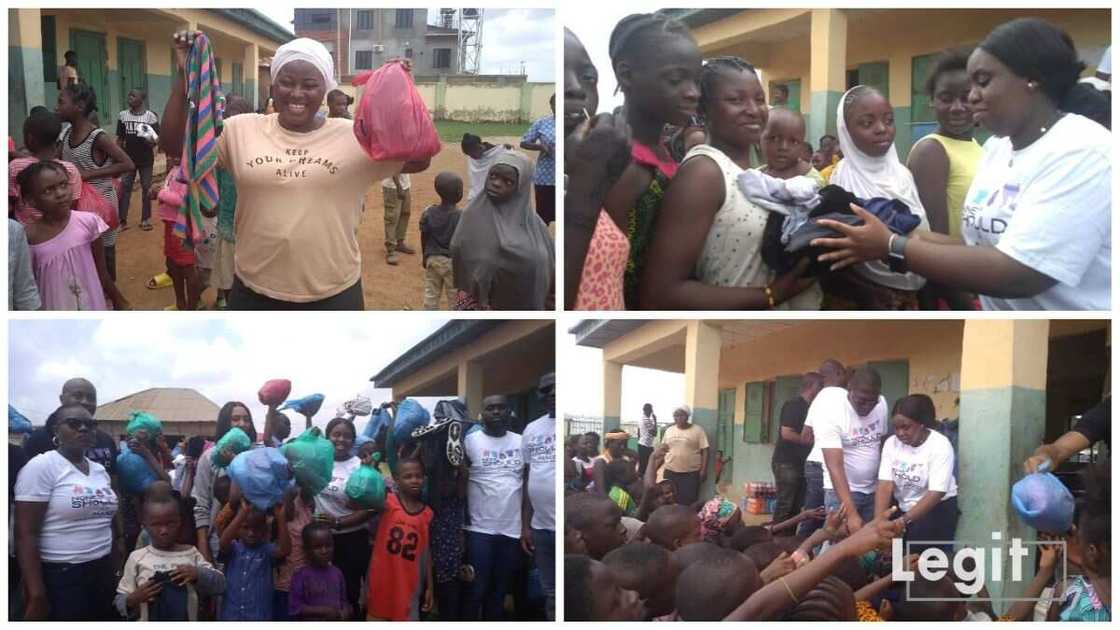 Abuja cloth drive, Michelle Soneye, None Should be Naked, humanity in Nigeria Abuja cloth drive, Michelle Soneye, None Should be Naked, humanity in Nigeria