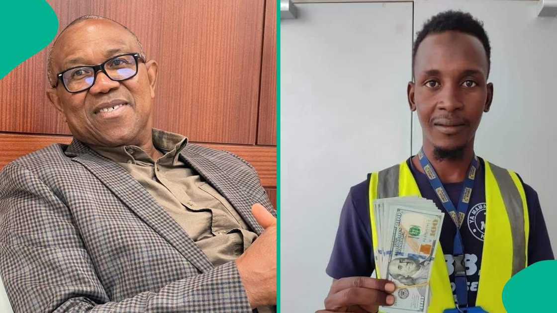 Peter Obi praises Auwal Ahmed Dankade fore returning dollars that was misplaced