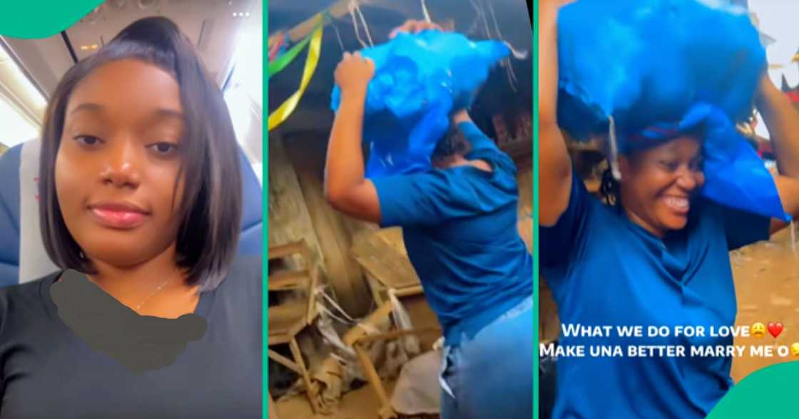 Nigerian lady follows her boyfriend to his village.