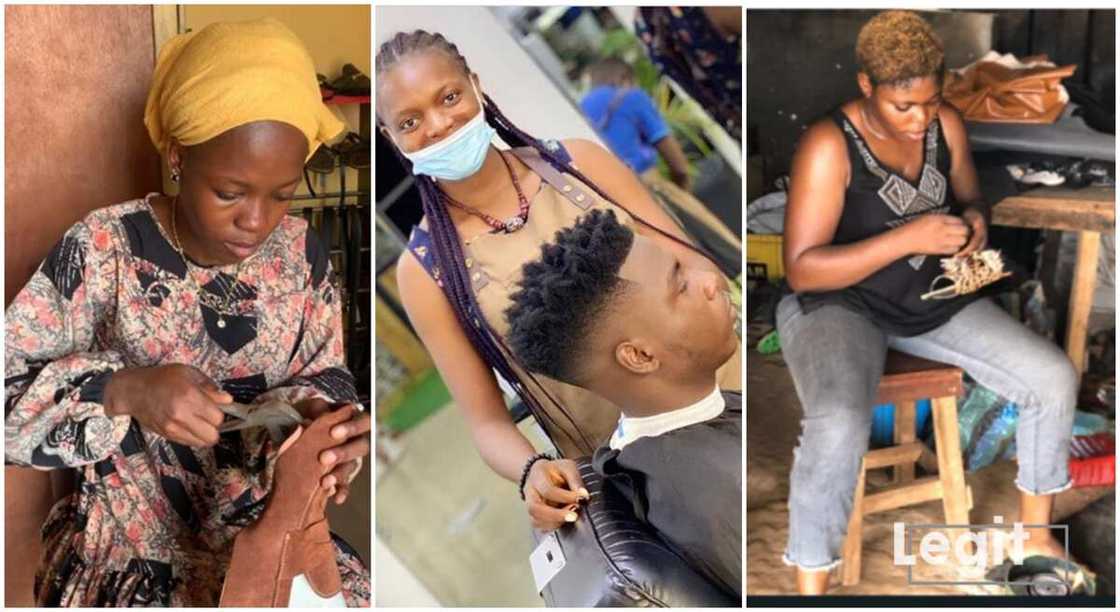 Nigerian women breaking barriers in male-dominated professions. Nigerian women breaking barriers in male-dominated professions.