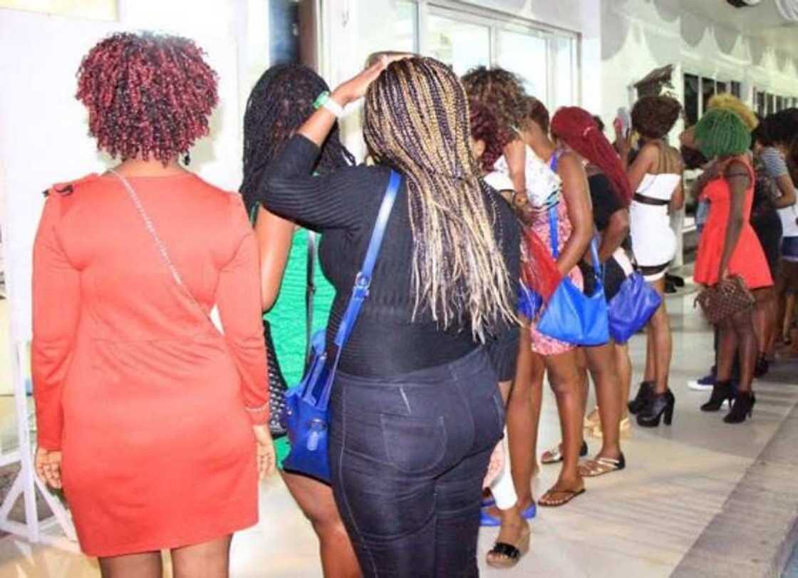 Lagos based prostitutes have lamented the effects of the lockdown on their business.