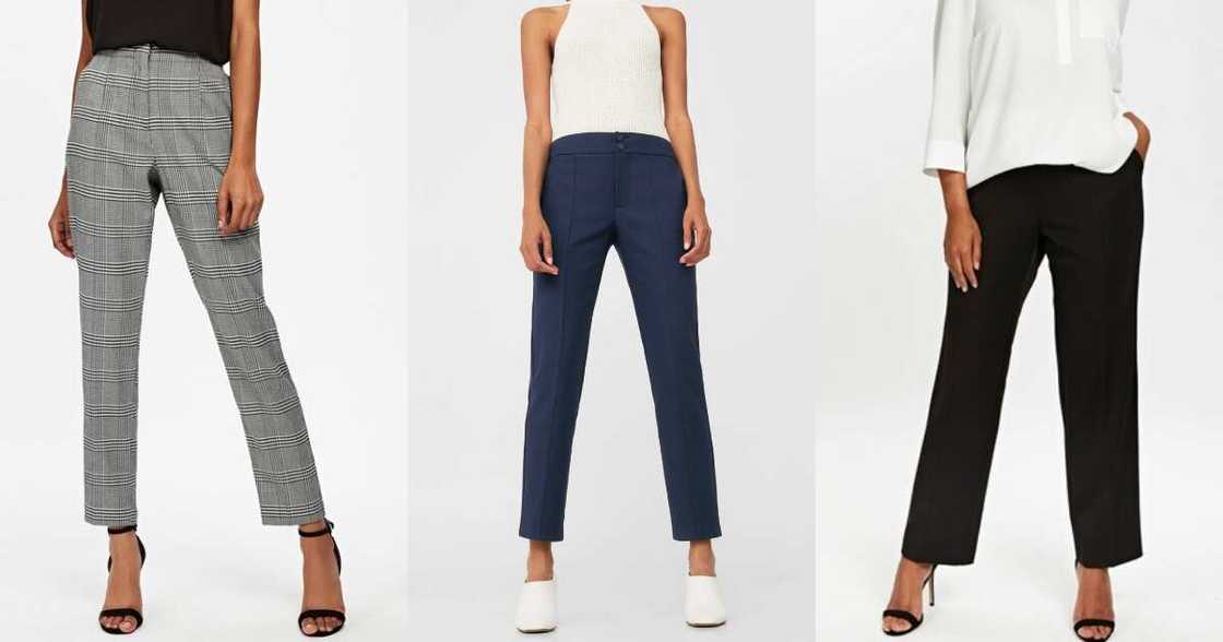 Straight-cut trousers styles for ladies Straight-cut trousers styles for ladies
