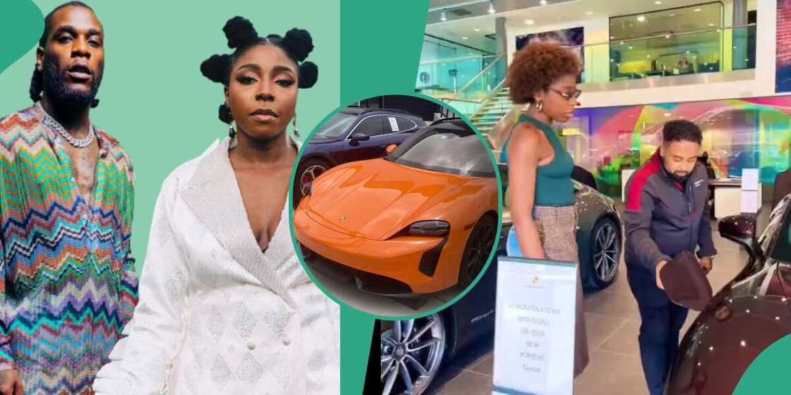 Burna Boy's sister buys 2024 Porsche Taycan Burna Boy's sister buys 2024 Porsche Taycan