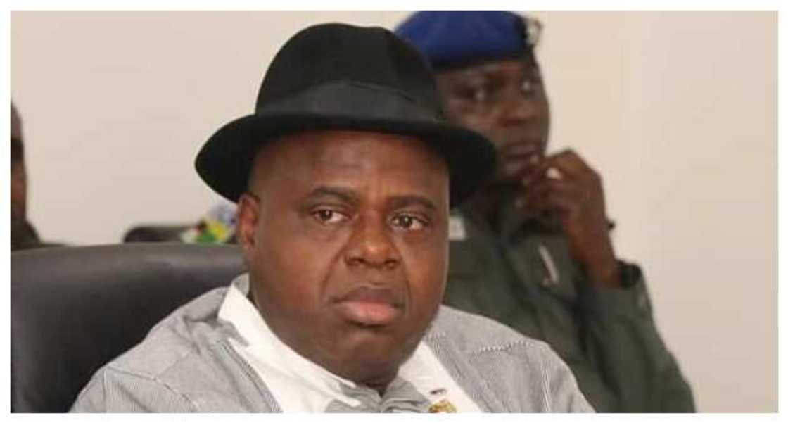 Gwamna Douye Diri na jihar Bayelsa. Gwamna Douye Diri na jihar Bayelsa.
