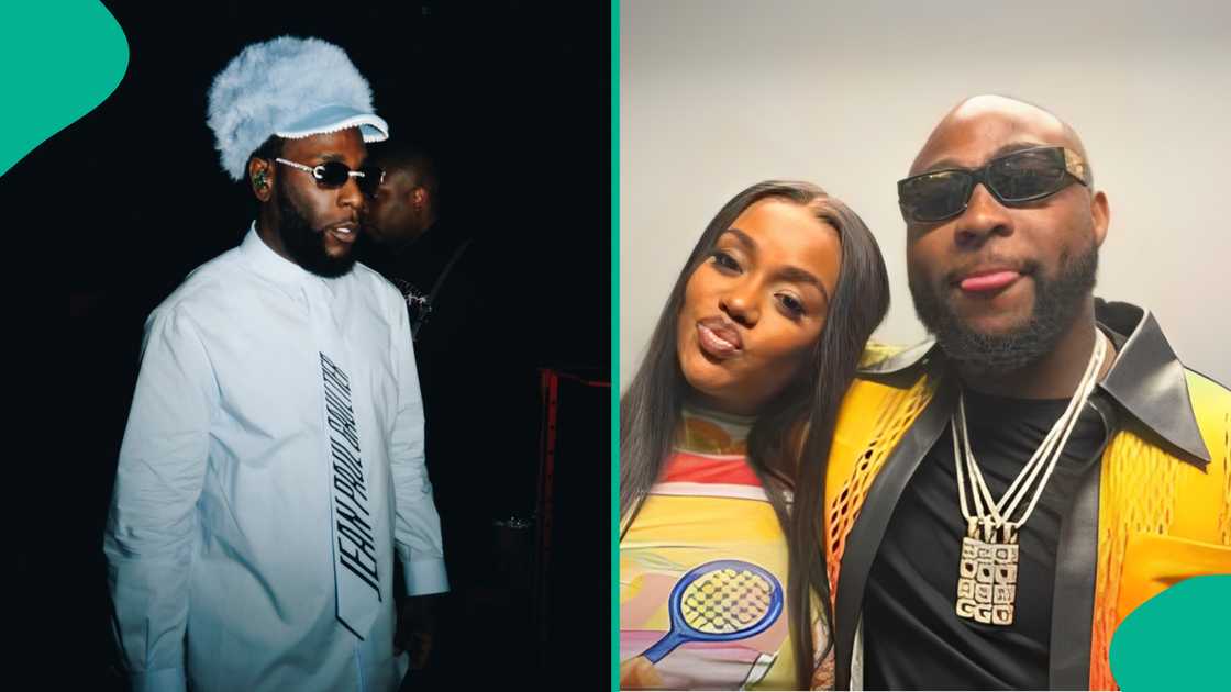 Burna boy parties with Davido. Burna boy parties with Davido.
