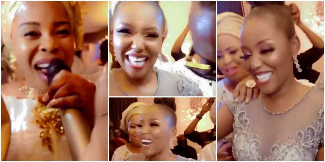 Biola Adebayo’s Wedding: Gospel Singer Tope Alabi Thrills Audience With Her Performance Biola Adebayo’s Wedding: Gospel Singer Tope Alabi Thrills Audience With Her Performance