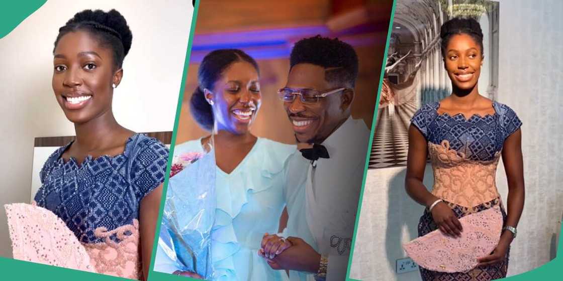 Videos from Moses Bliss' wedding trends as wife goes natural.