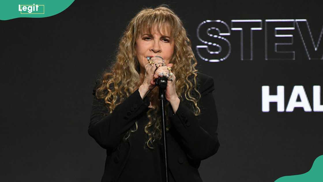 Stevie Nicks in Beverly Hills, California.