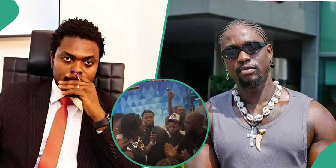 Igbo businessmen confront Verydarkman in China over iPhone drama Igbo businessmen confront Verydarkman in China over iPhone drama
