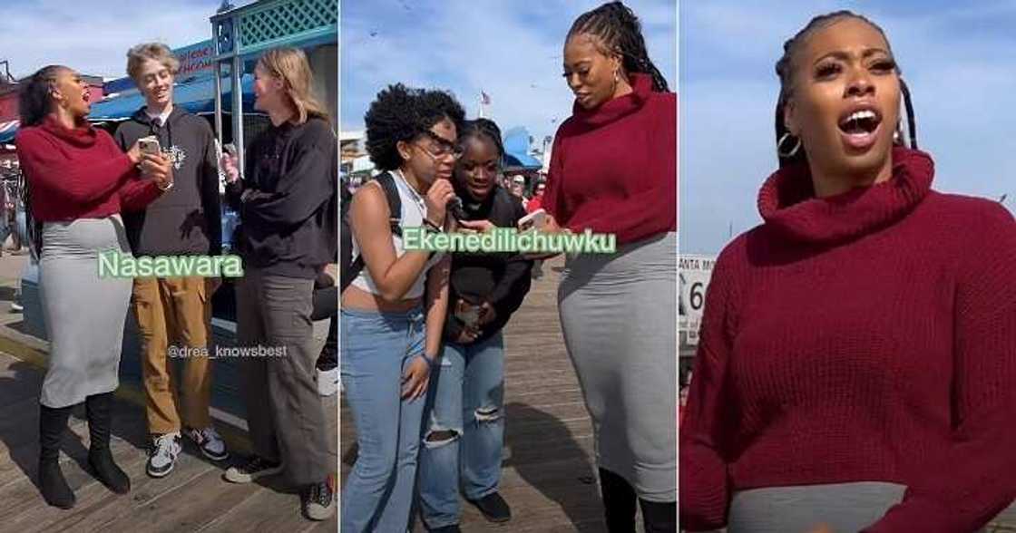Lady asks whites to pronounce Nigerian names Lady asks whites to pronounce Nigerian names