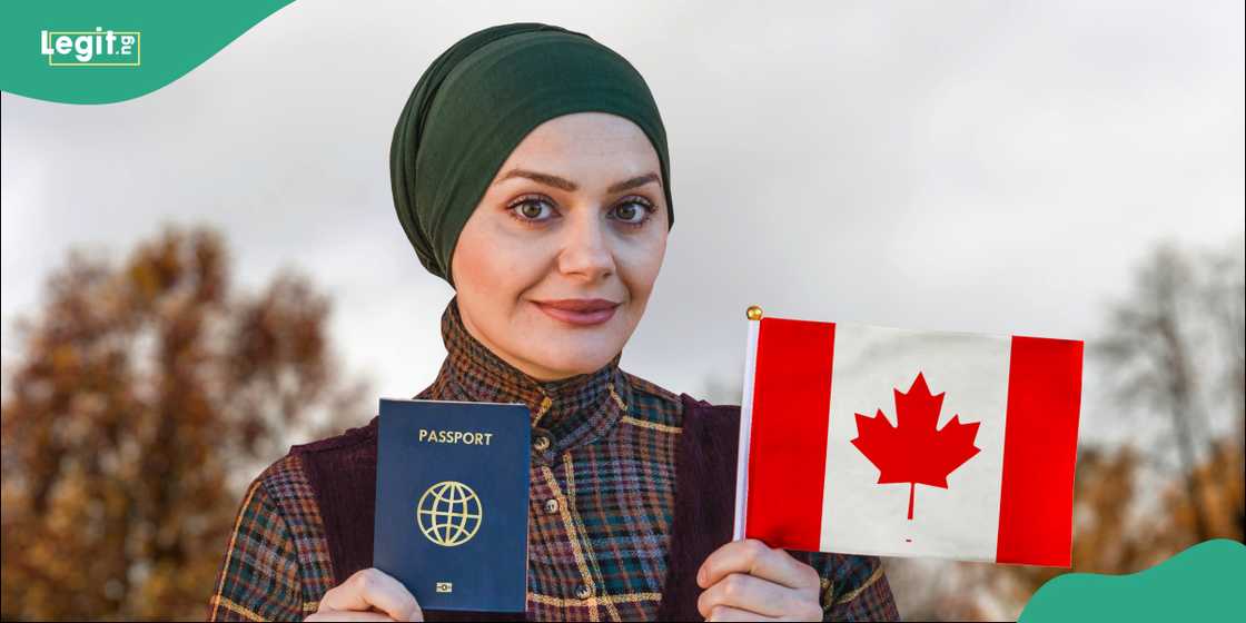 Successful applicants attend a Canadian citizenship ceremony.