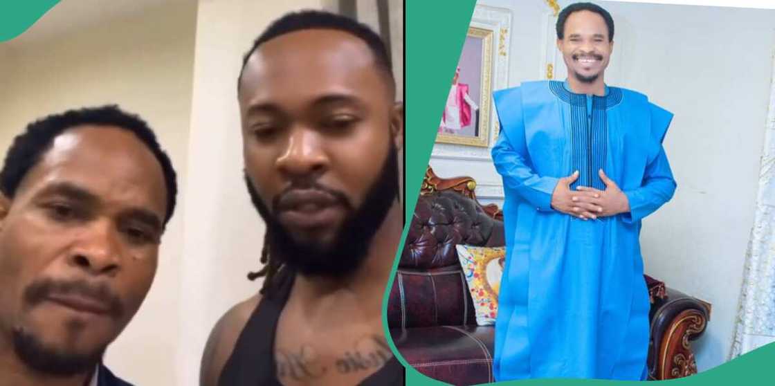 Video of Odumeje telling Flavour how he could rescue Nigeria's from it's current predicament goes viral. Video of Odumeje telling Flavour how he could rescue Nigeria's from it's current predicament goes viral.