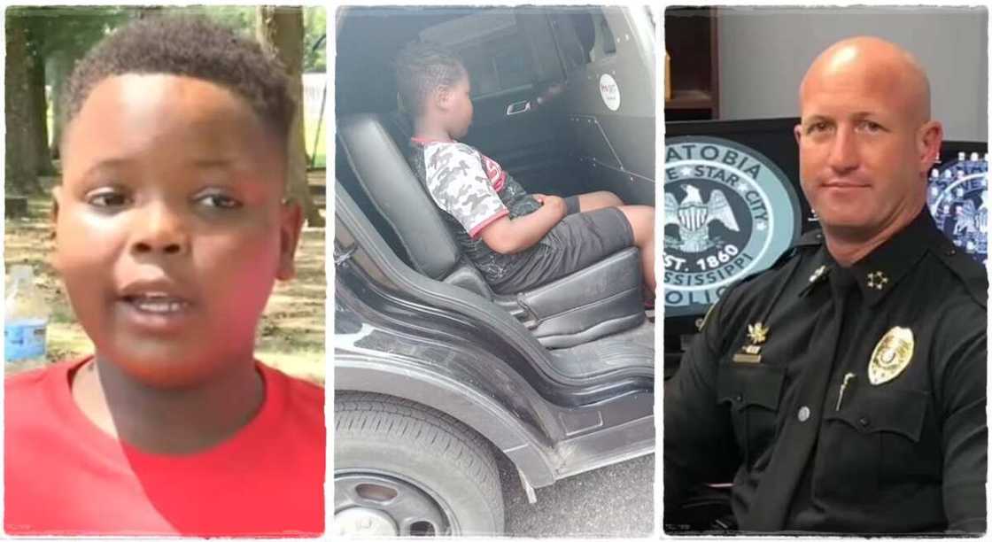 Photos of Quantivious Eason and Senatobia Police Chief. Photos of Quantivious Eason and Senatobia Police Chief.