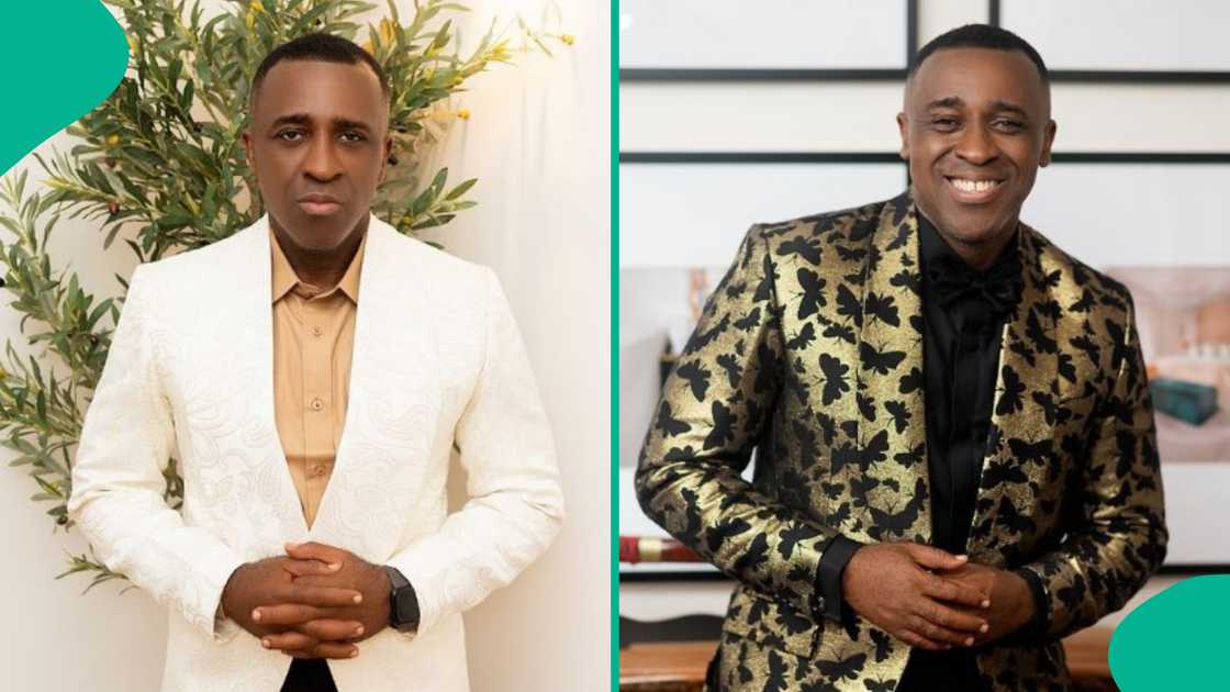 Frank Edoho replies fan who said they look alike Frank Edoho replies fan who said they look alike