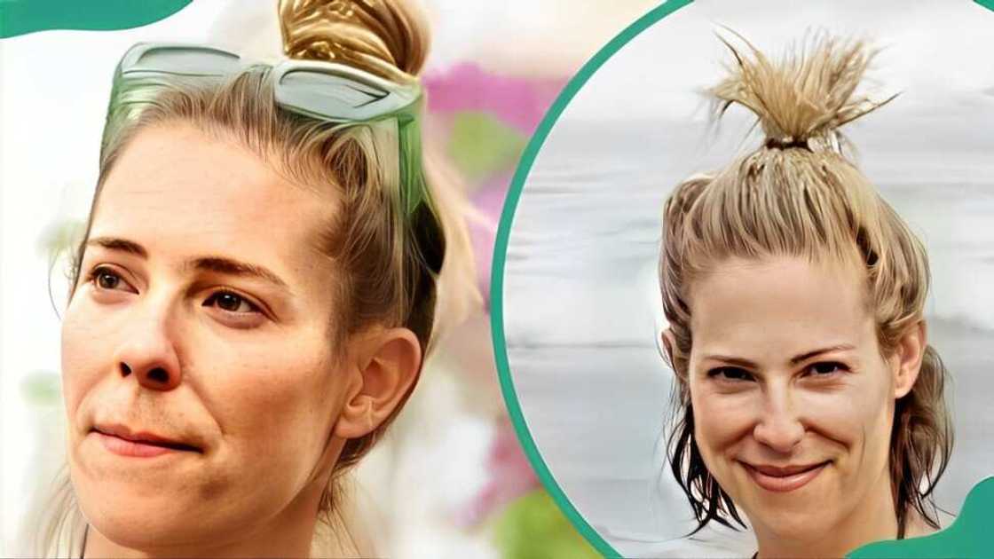 Gael Anderson at The Chelsea Flower Show in England (L). Andrew Lincoln's wife at the at the beach (R) Gael Anderson at The Chelsea Flower Show in England (L). Andrew Lincoln's wife at the at the beach (R)