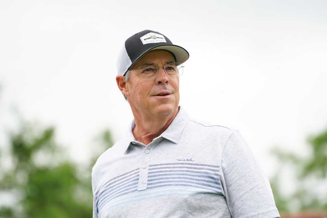 Greg Maddux looks on at Las Colinas Country Club Greg Maddux looks on at Las Colinas Country Club