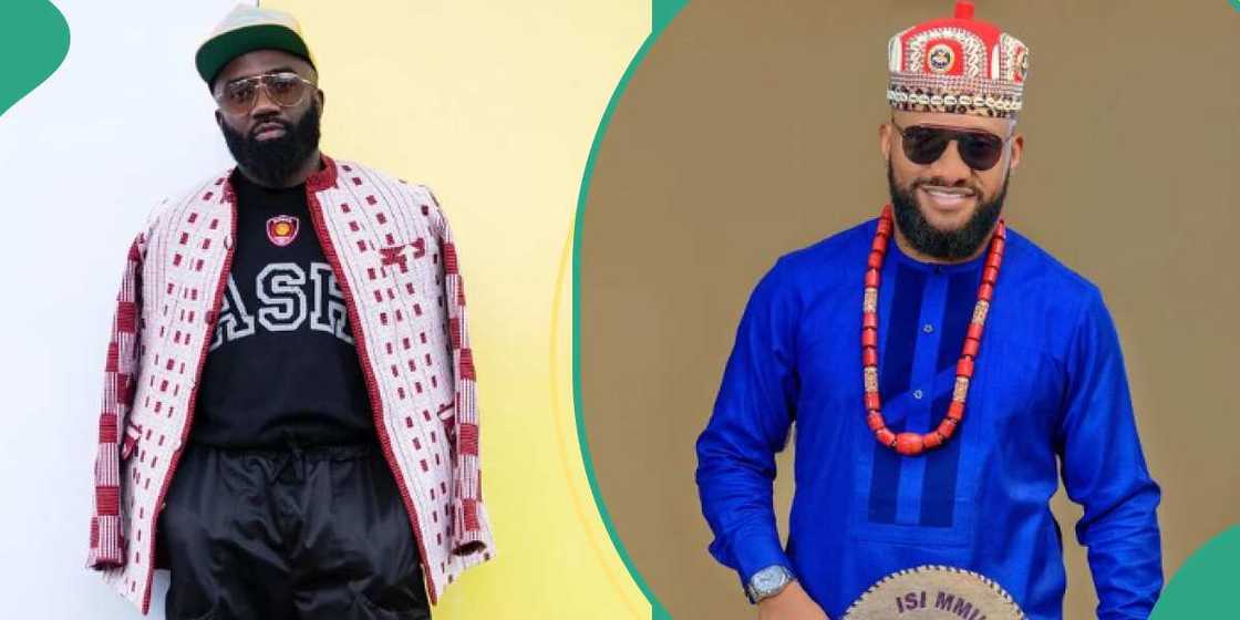Noble Igwe and Yul Edochie Noble Igwe and Yul Edochie