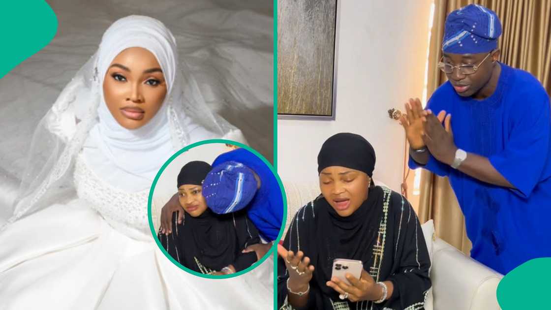 Mercy Aigbe shares hilarious video of her and husband Kazim Adeoti amid Ramadan.