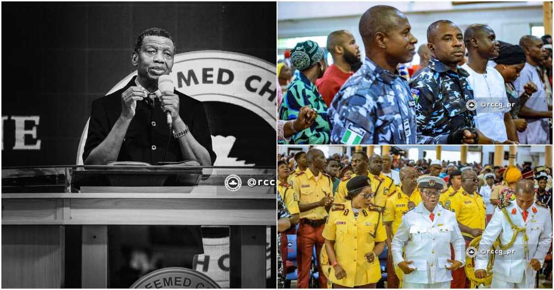 The General Overseer of the Redeemed Christian Church of God, Pastor Enoch Adeboye, Nigerian Army