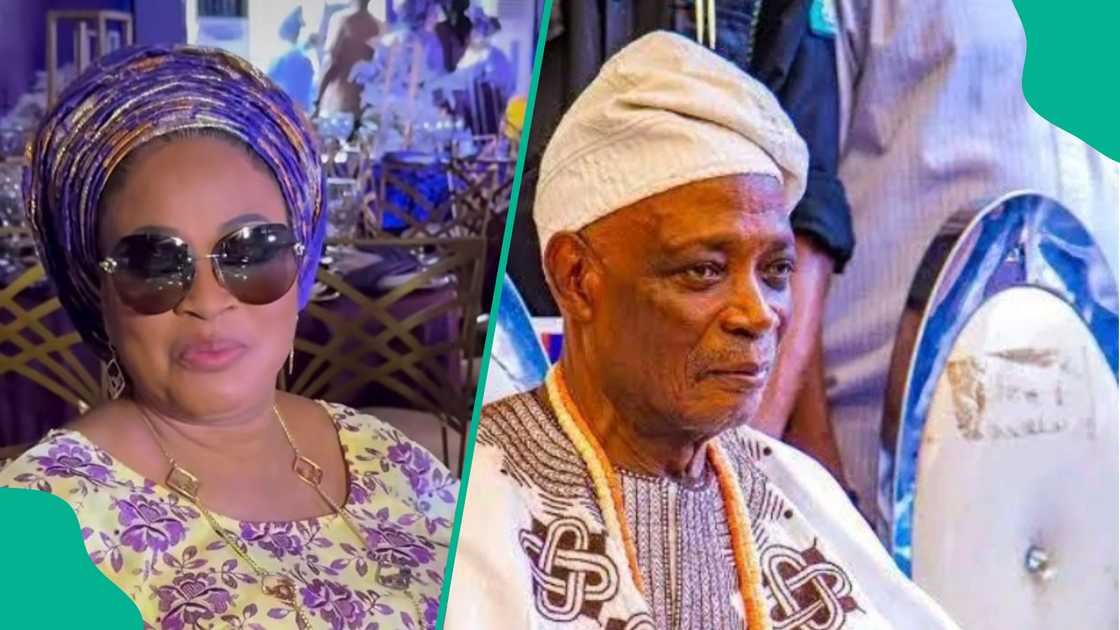 Bukky Wright honours Olubadan at his coronation ceremony Bukky Wright honours Olubadan at his coronation ceremony