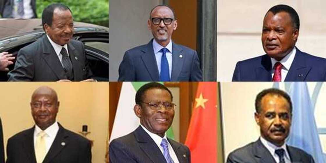 Jerin shugabannin Afrika mafi dadewa a kan karagar mulki Jerin shugabannin Afrika mafi dadewa a kan karagar mulki