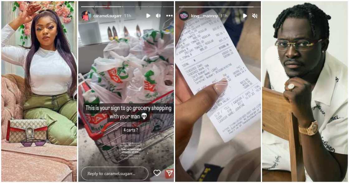 Comedian Caramel Plug goes shopping, N815k grocery bill