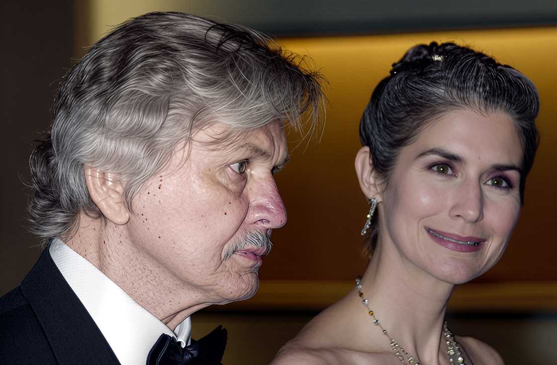 Charles Bronson and Kim Weeks, pictured at the Beverley Hilton