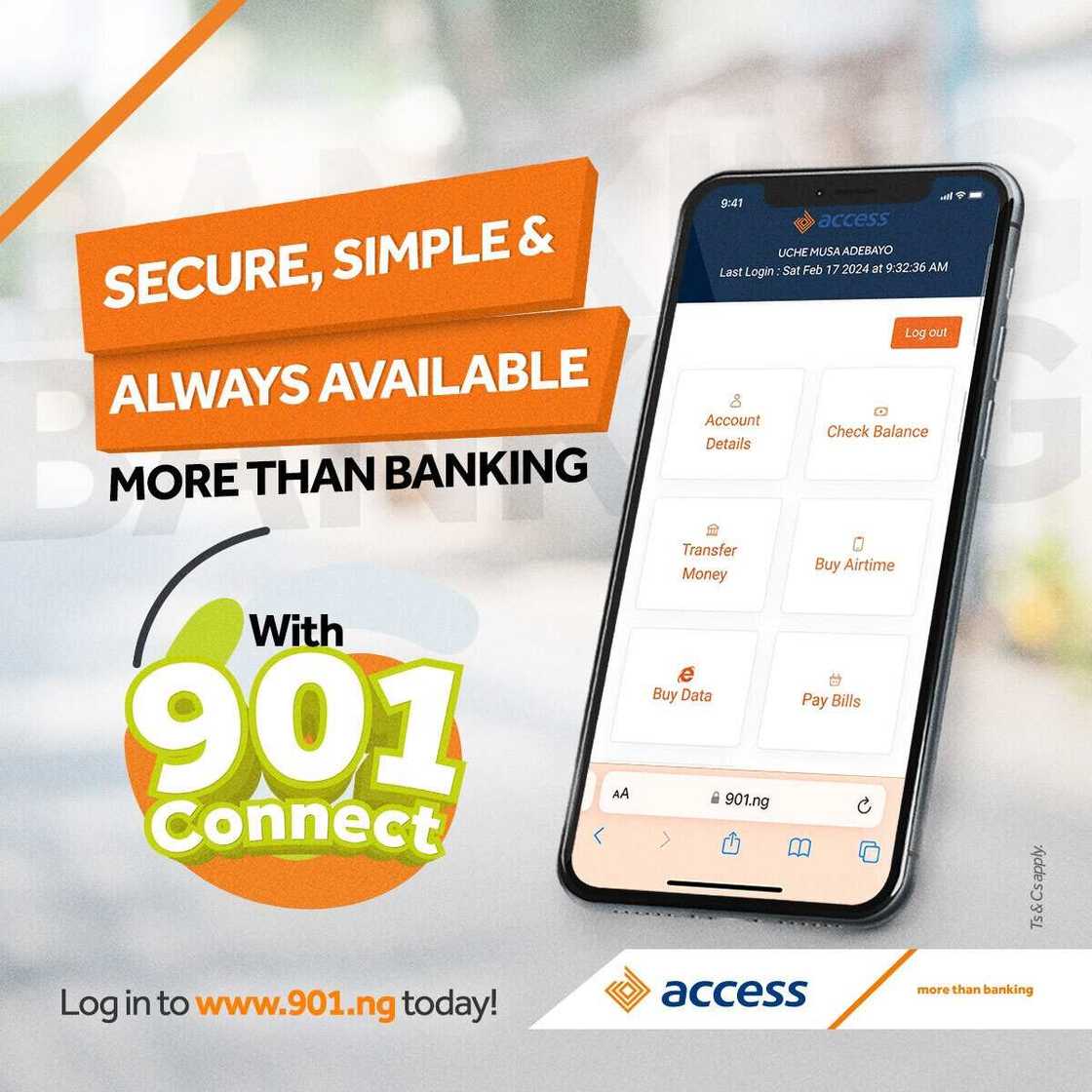 Access Bank Unveils Ground-breaking Banking Platform, 901 Connect: Bridging Convenience and Security Access Bank Unveils Ground-breaking Banking Platform, 901 Connect: Bridging Convenience and Security