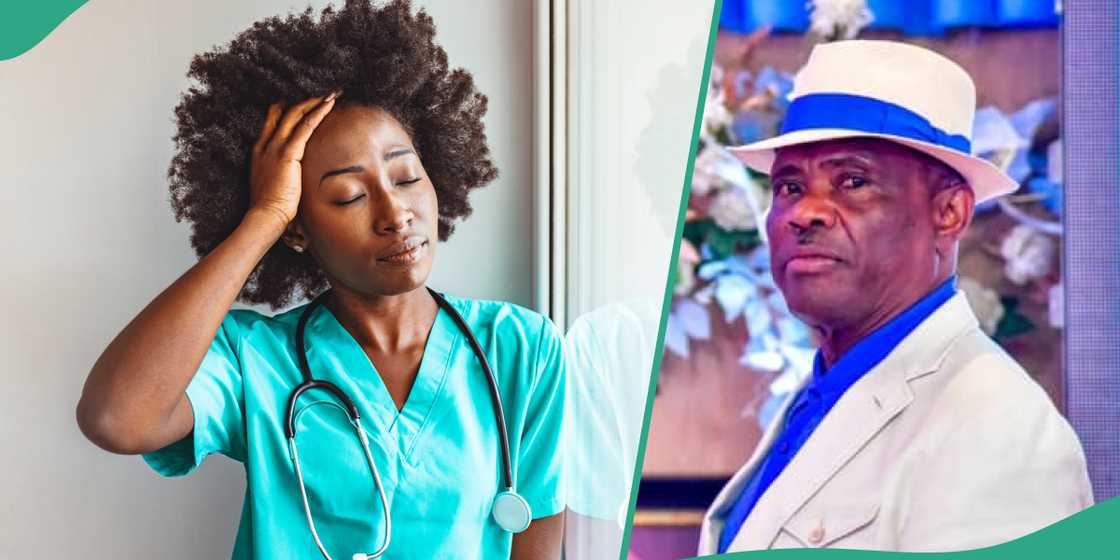 Wike ‘unwilling’ to pay recently-employed Abuja health workers as another exodus of Nigerian doctors looms Wike ‘unwilling’ to pay recently-employed Abuja health workers as another exodus of Nigerian doctors looms