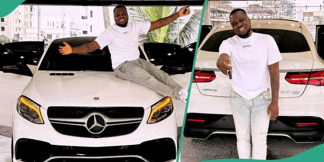 Comedian Egungun buys another Benz. Comedian Egungun buys another Benz.
