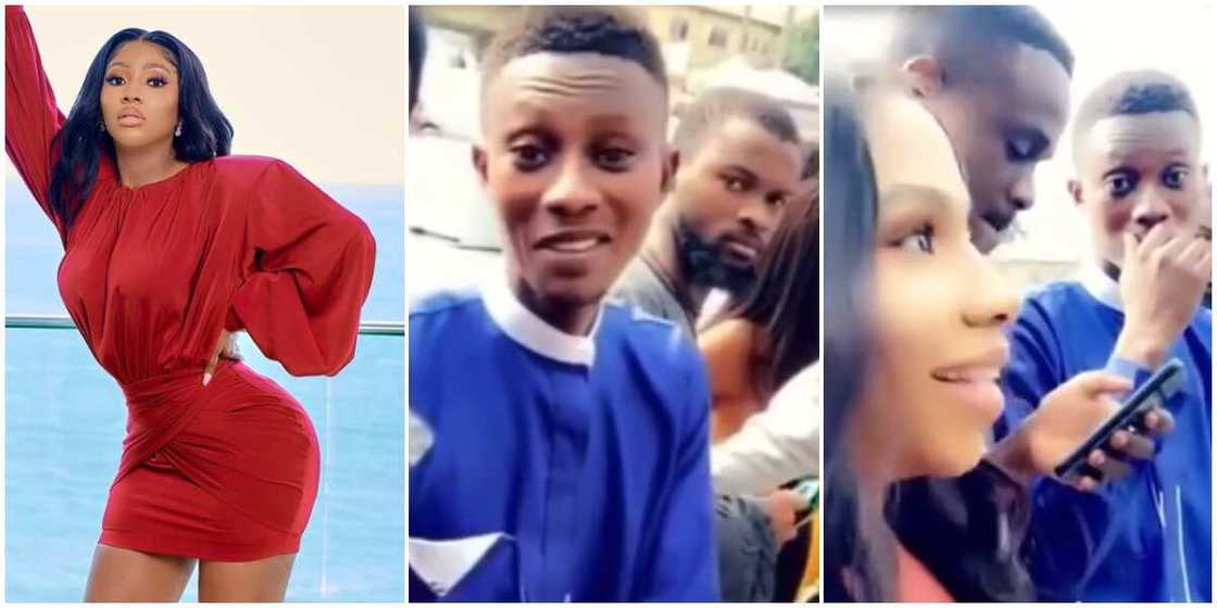 Mercy Eke in search of man who gave her his tag during 2019 BBNaija audition Mercy Eke in search of man who gave her his tag during 2019 BBNaija audition