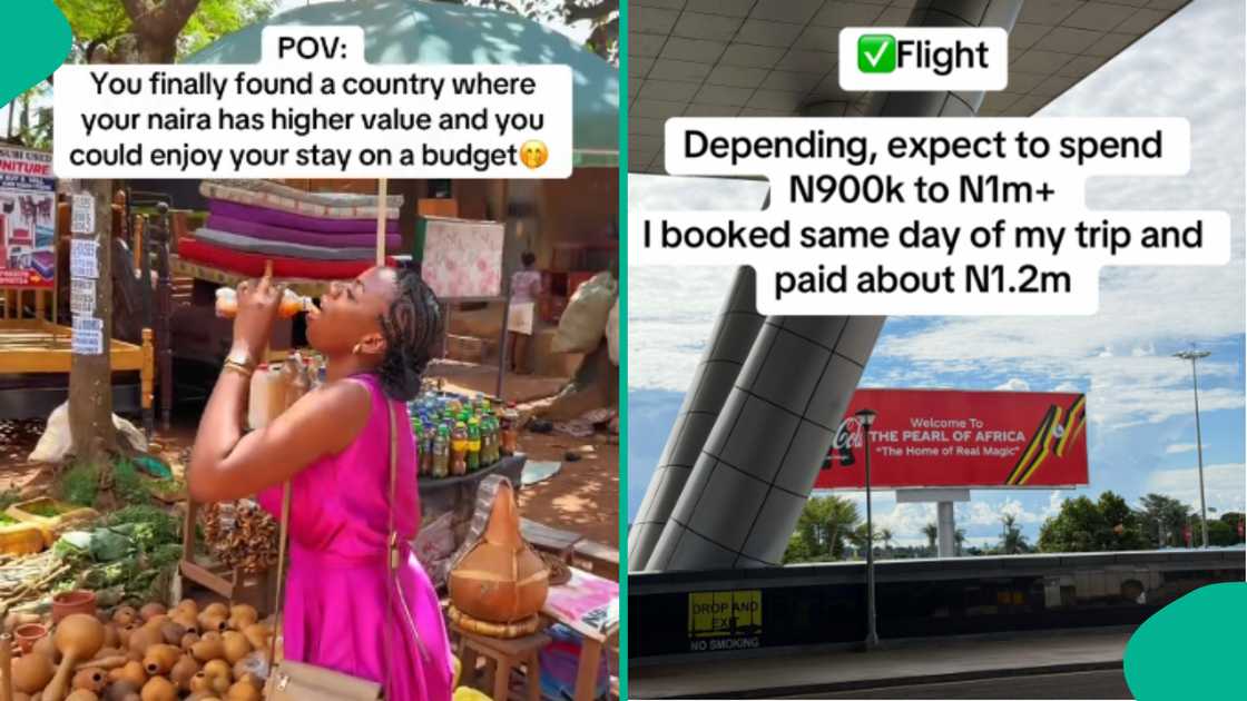 Video as Nigerian lady visits country where naira has higher value, mentions it and her expenses