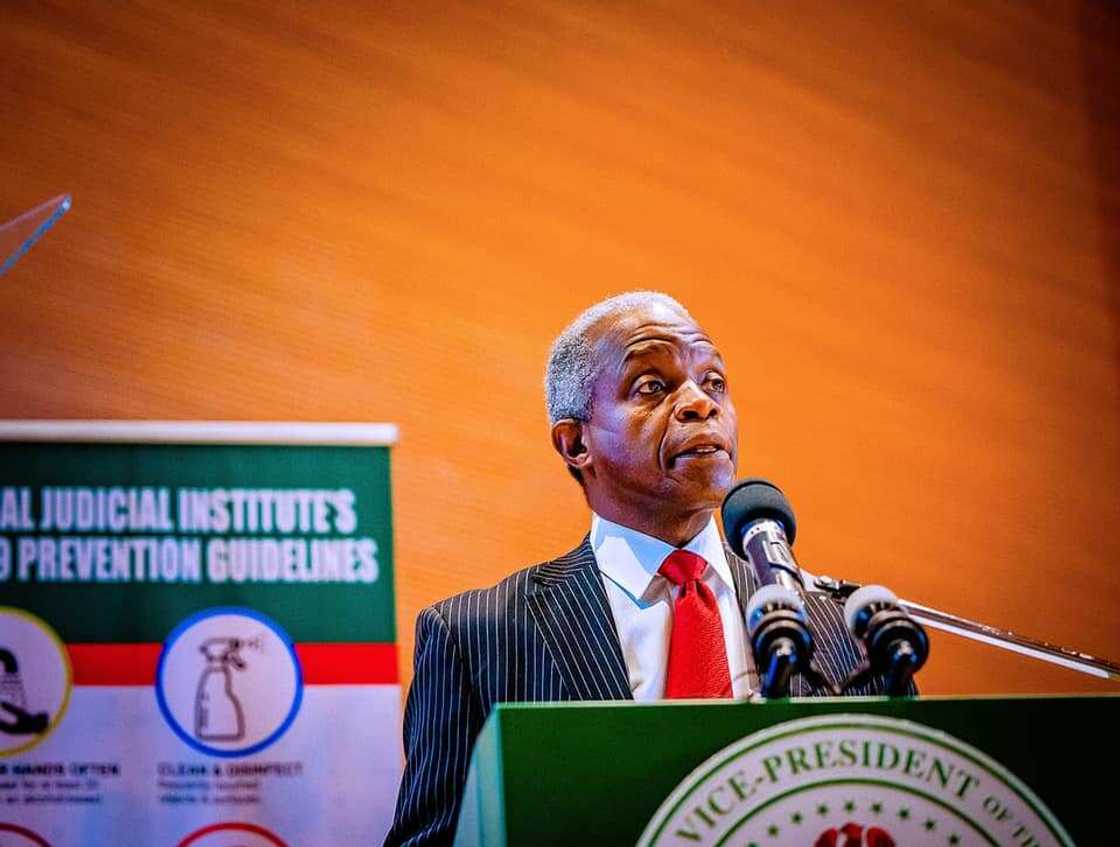 Osinbajo at judges conference Osinbajo at judges conference