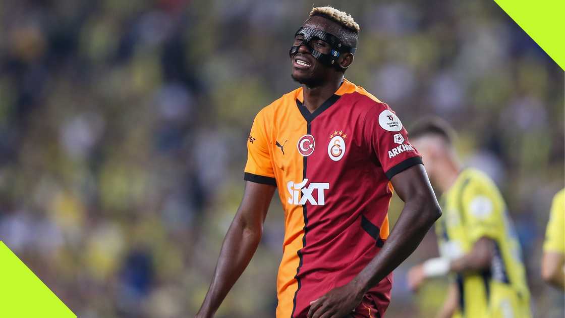 Victor Osimhen, Galatasaray, Fenerbahce, Turkish Super Lig, Istanbul, Turkiye. Victor Osimhen, Galatasaray, Fenerbahce, Turkish Super Lig, Istanbul, Turkiye.