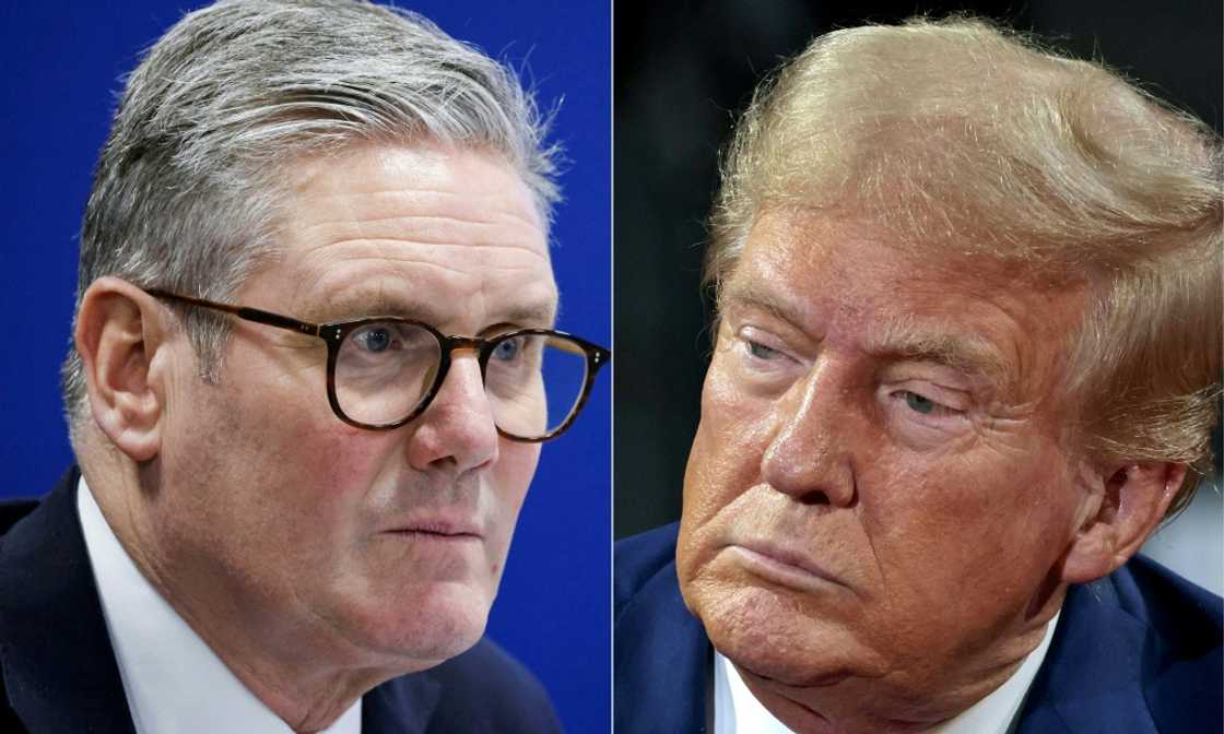 Keir Starmer (L) will told talks with Donald Trump in Washington Keir Starmer (L) will told talks with Donald Trump in Washington
