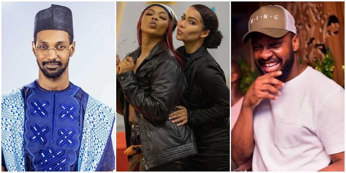 BBNaija: Arin, Saga, Angel, Maria, others play truth or dare. BBNaija: Arin, Saga, Angel, Maria, others play truth or dare.