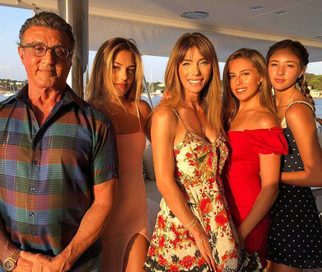 sylvester stallone family sylvester stallone family