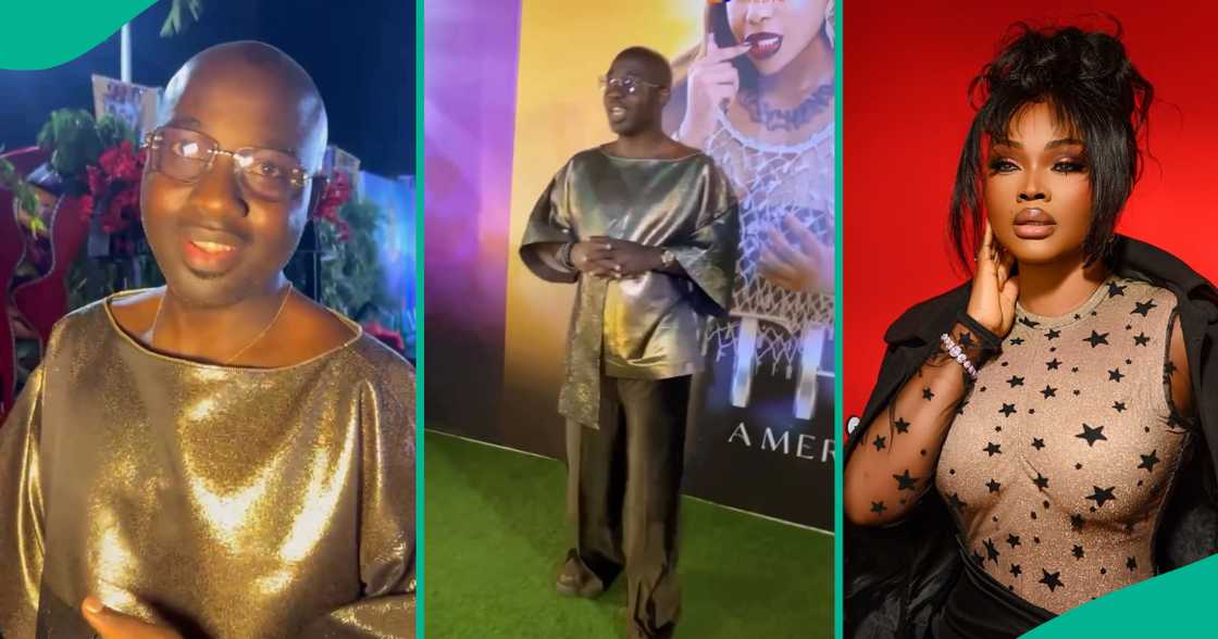 Kazim Adeoti at Mercy Aigbe's movie premiere. Kazim Adeoti at Mercy Aigbe's movie premiere.