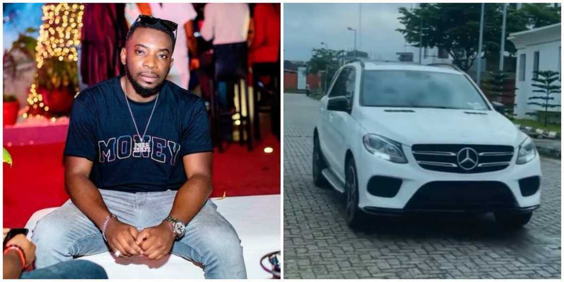 Photos of Peks Ikeji and his new ride. Photos of Peks Ikeji and his new ride.