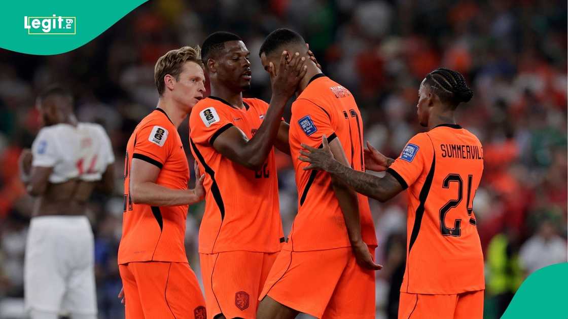 Cody Gakpo, Denzel Dumfries, Frenkie de Jong, Crysencio Summerville, World Cup, Holland, Morocco.