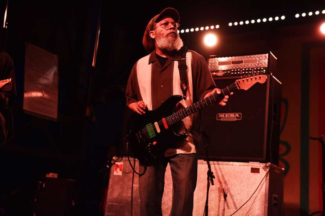 Guitarist Gary Miller, known as Dr. Know performs with Bad Brains on stage Guitarist Gary Miller, known as Dr. Know performs with Bad Brains on stage