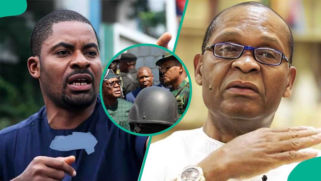 A fierce social media clash erupts betweenJoe Igbokwe and Deji Adeyanju after a military officer confronts FCT Minister Wike. A fierce social media clash erupts betweenJoe Igbokwe and Deji Adeyanju after a military officer confronts FCT Minister Wike.