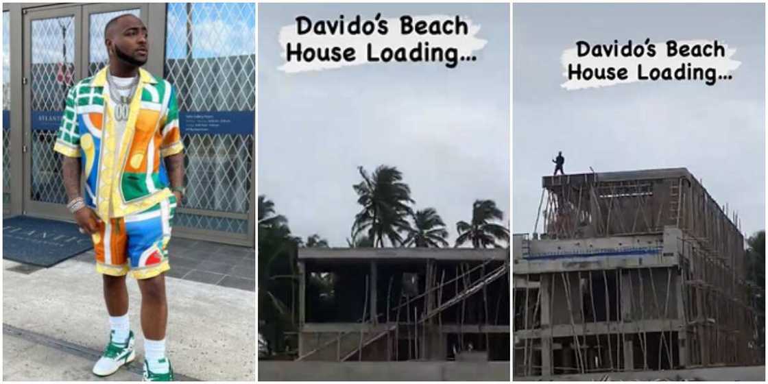 Davido's beach house. Davido's beach house.