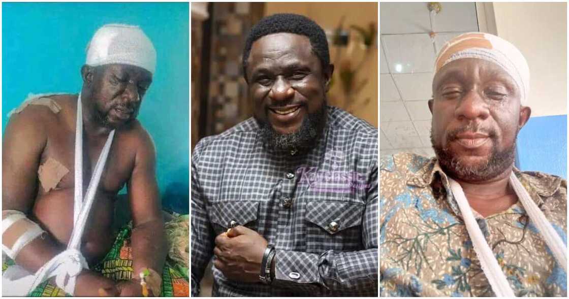 Lekan Olatunji in bandages right at the hospital. Credit: Lekan Olatunji Lekan Olatunji in bandages right at the hospital. Credit: Lekan Olatunji